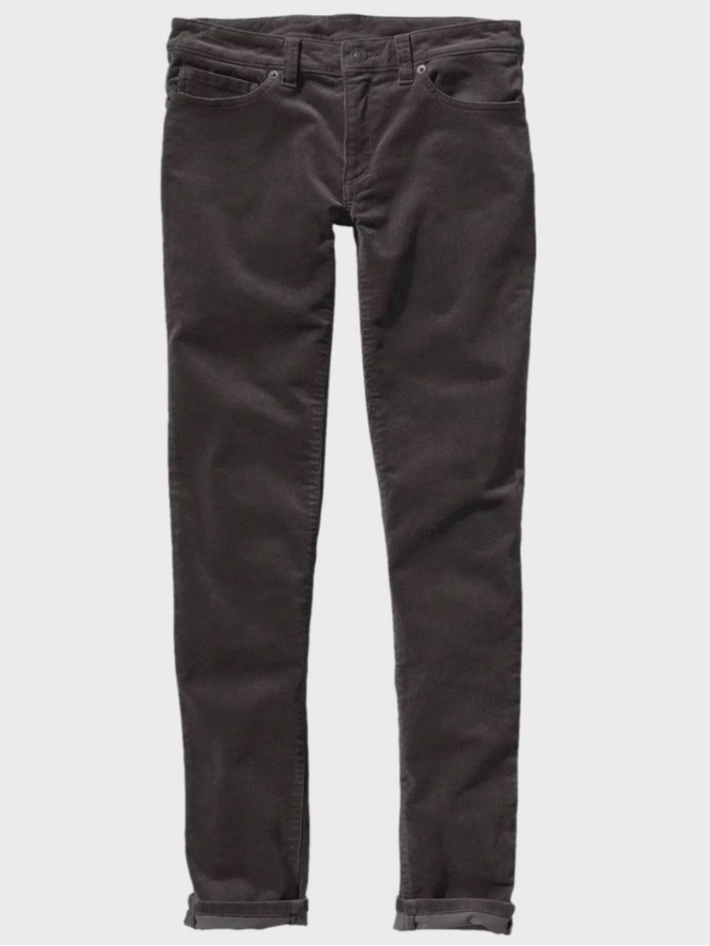 Patagonia Women's Fitted Corduroy Pants Size 30 Forge Gray